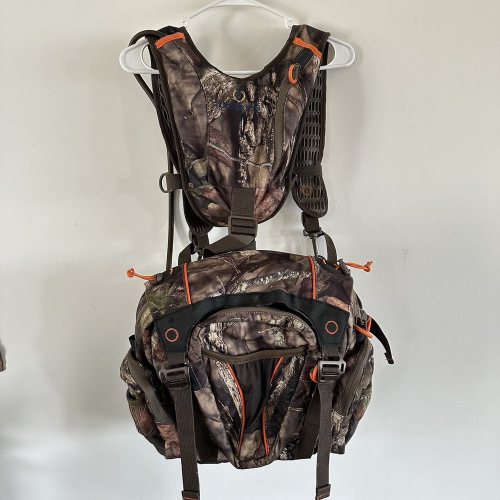 Bolderton Hands Free Hydration Bladder Hunting Backpack Camouflage Camo Hiking